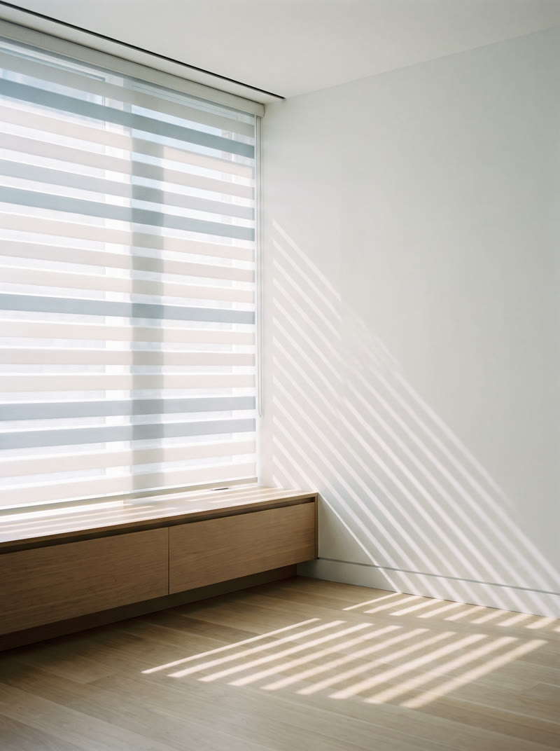 Ambiente com cortina modelo Double Vision